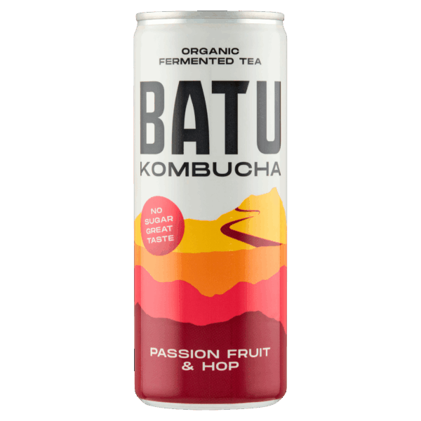 Batu Kombucha Passion Fruit & Hop - PLUS