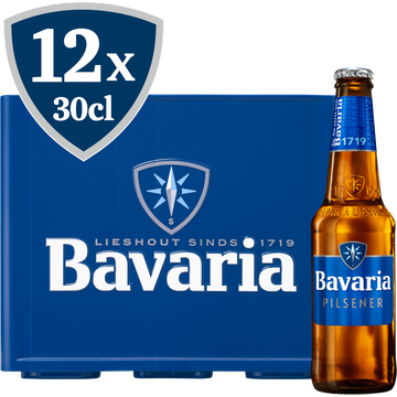 Bavaria - Pils - Krat - 12 x 300ML - JUMBO
