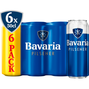 Bavaria - Pilsener - Blik - 6 x 500ML - JUMBO