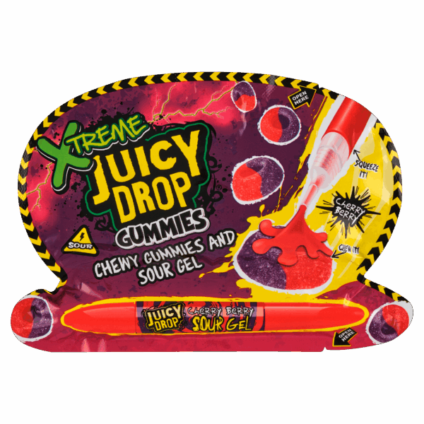 Bazooka Juicy Drops Gummies Extreme - PLUS