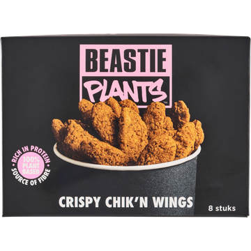 Beastie Plants Crispy Chik'n Wings 8 Stuks - JUMBO