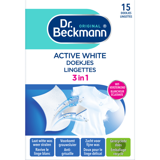 Beckmann Active white doekjes - Dirk