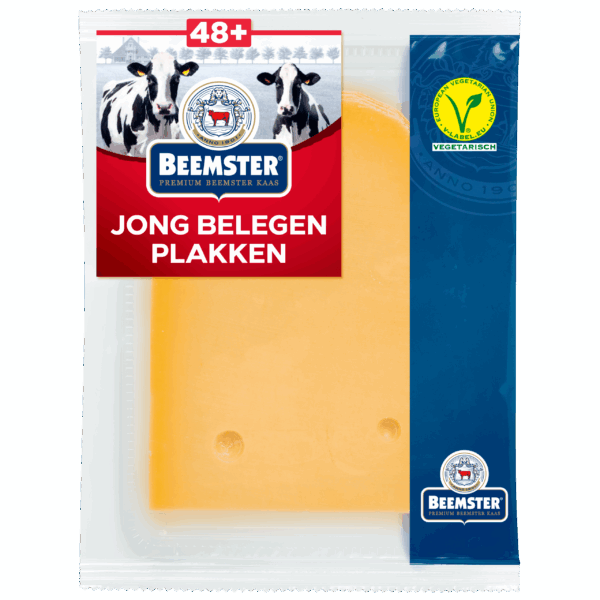 Beemster Jong Belegen 48+ Plakken - PLUS