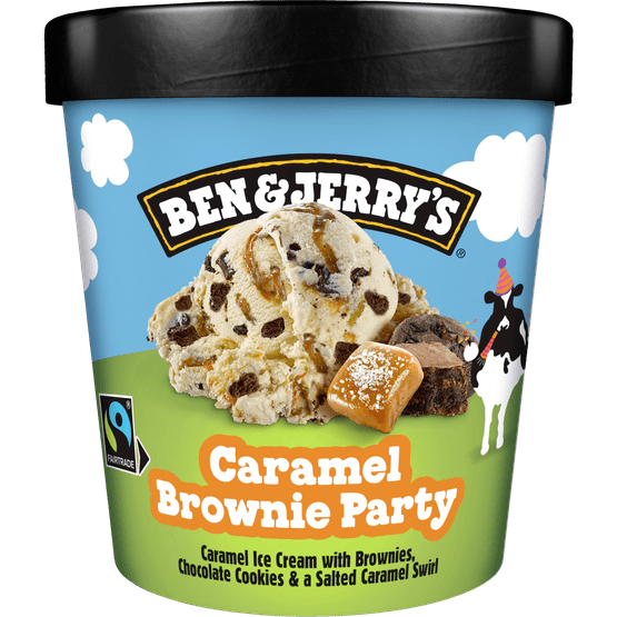 Ben & Jerry's Caramel brownie party - Dirk