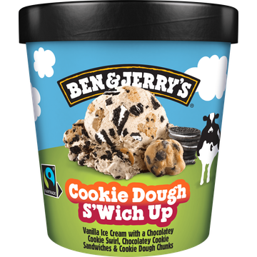 Ben & Jerry's IJs Cookie Dough S'Wich Up - JUMBO