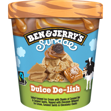 Ben & Jerry's IJs Dulce De-lish Sundae - JUMBO