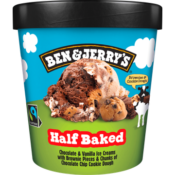 Ben & Jerry's IJs Half Baked - JUMBO