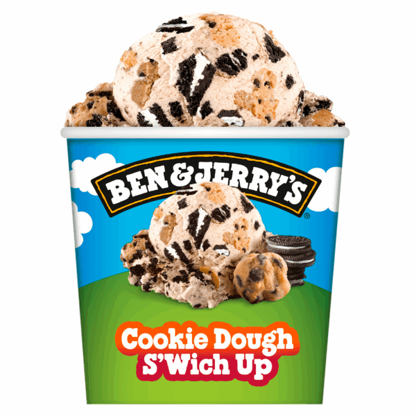 Ben&Jerry's Cookie dough s'wich up - PLUS
