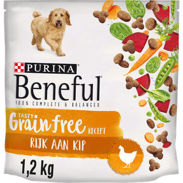 Beneful Graanvrij Hondenvoer met Kip en Groenten - JUMBO