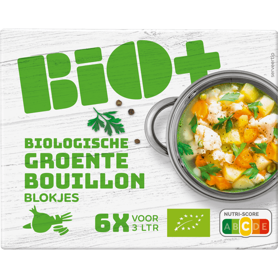 Bio+ Bouillonblokjes groente - Dirk