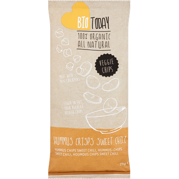 Bio Today 100% Organic Hummus Chips Sweet Chili - JUMBO