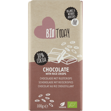 BioToday Chocolade met Rijstcrisps - JUMBO