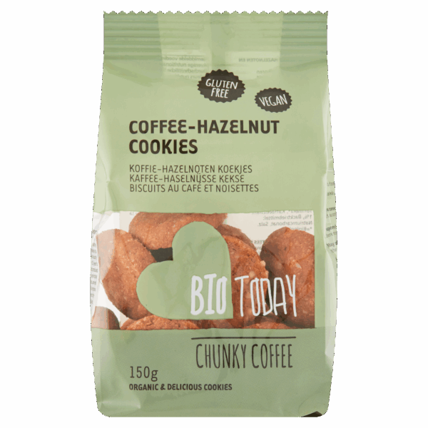 BioToday Coffee Hazelnut Cookies biologisch - PLUS