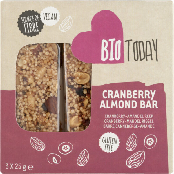BioToday Cranberry Amandel Reep - Albert Heijn