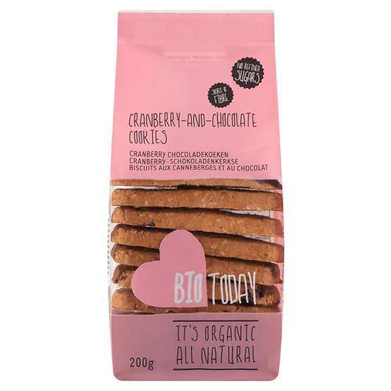 BioToday Cranberry chocoladekoeken - Dirk