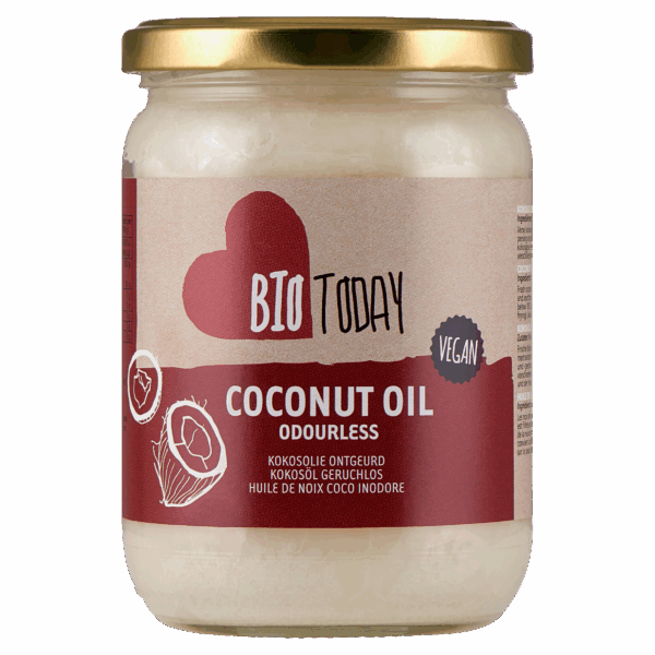 BioToday Kokosolie ontgeurd biologisch - PLUS