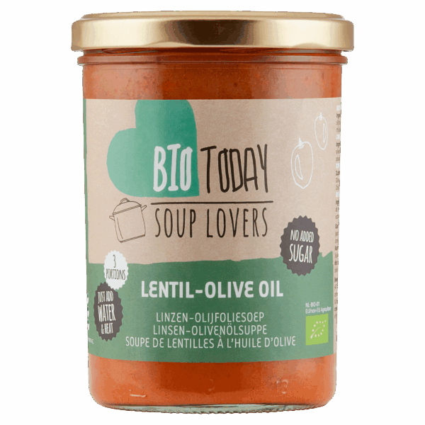 BioToday Linzen Olijfoliesoep Biologisch - PLUS