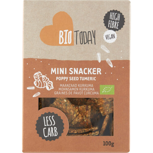 BioToday Mini Snacker Maanzaad Kurkuma - Albert Heijn