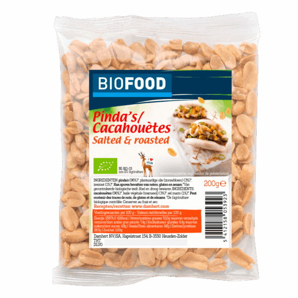 Biofood Salted roasted pinda's - PLUS