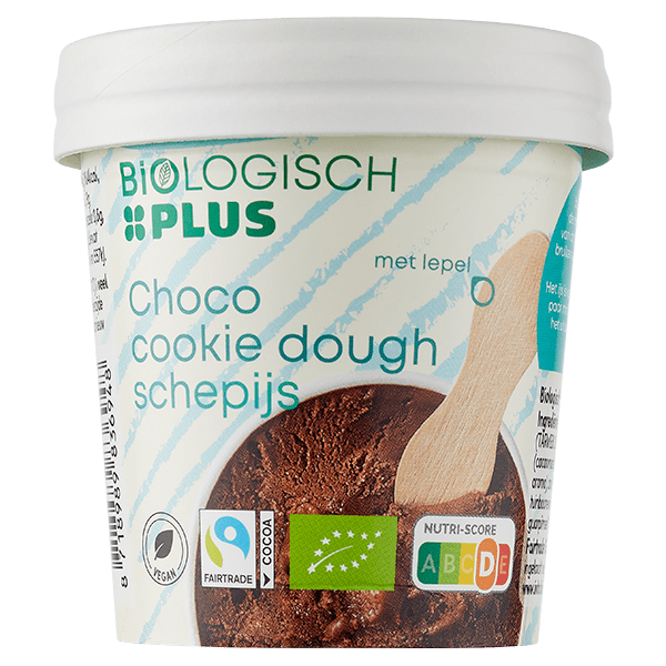 Biologisch PLUS Chocolade Cookie dough vegan - PLUS