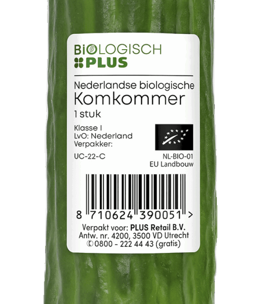 Biologisch PLUS Komkommer - PLUS