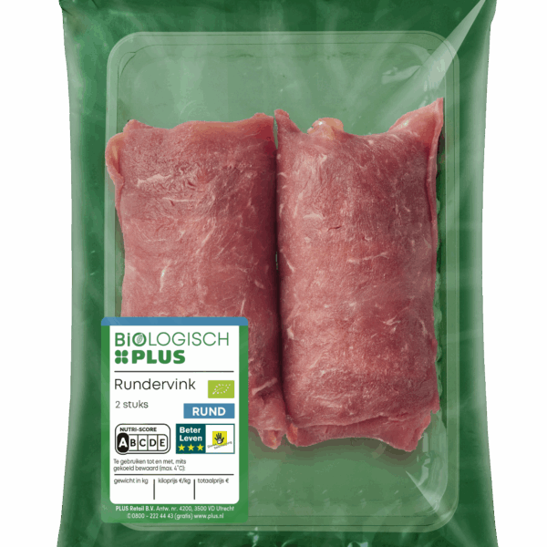 Biologisch PLUS Rundervink 2 stuks - PLUS