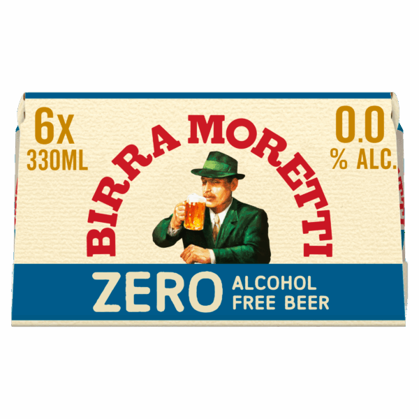 Birra Moretti Zero 0.0 bier blik - PLUS