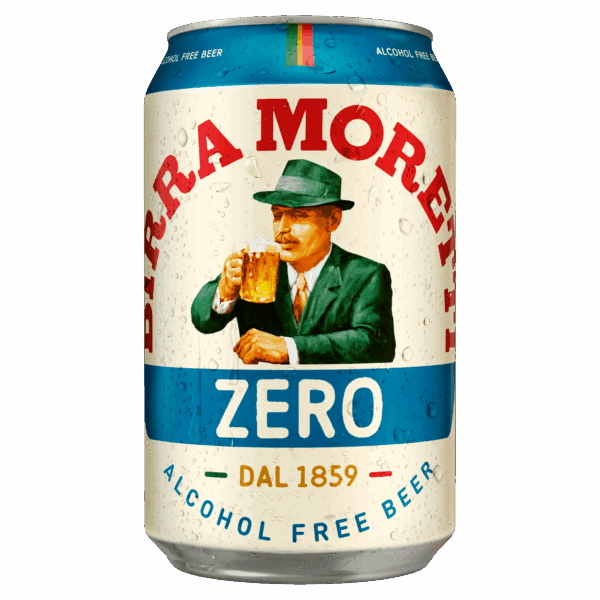 Birra Moretti Zero 0.0 bier blik - PLUS