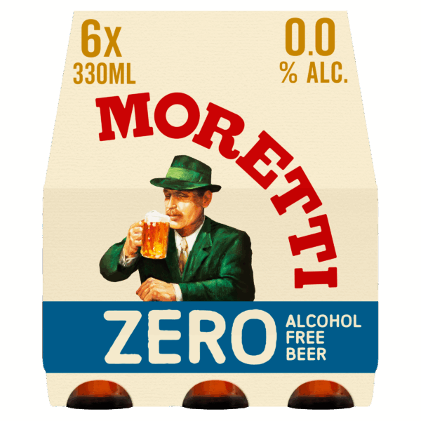 Birra Moretti Zero 0.0 bier fles - PLUS