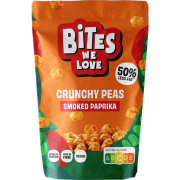 BitesWeLove Crunchy Peas Smoked Paprika - JUMBO
