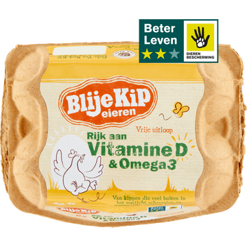 Blije Kip Eieren Vrije Uitloop 6 Stuks - JUMBO