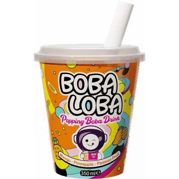 Boba Loba Mango-Pineapple-Passion Fruit - JUMBO