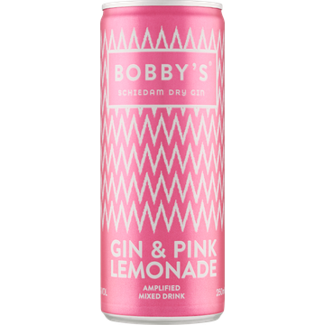 Bobby's Gin & Pink Lemonade Amplified Mixed Drink - JUMBO