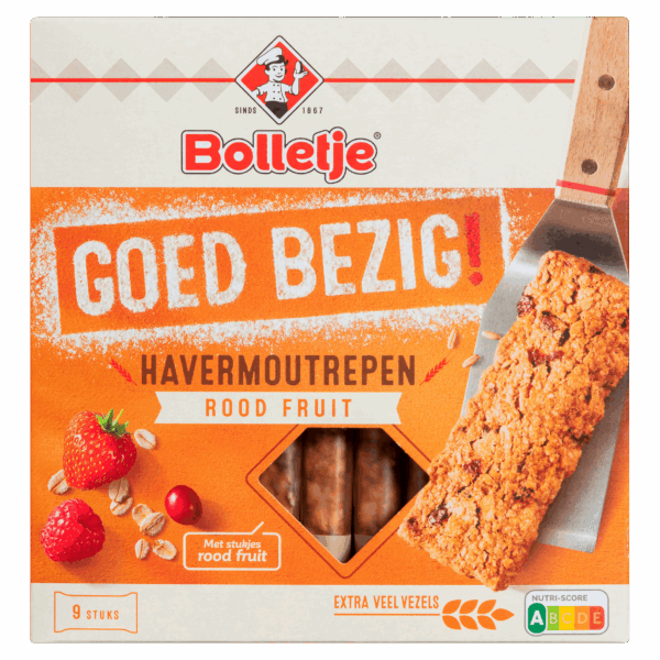 Bolletje Goed Bezig Graanrepen Rood Fruit - PLUS