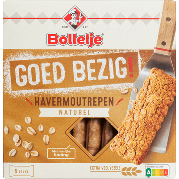 Bolletje Goed Bezig! Havermoutrepen Naturel - JUMBO
