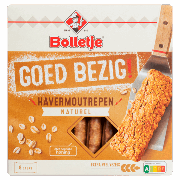 Bolletje Goed Bezig Stevige Havermoutrepen - PLUS