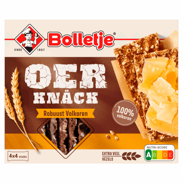 Bolletje Knackebrod Oerknack Robuust Volkoren - PLUS