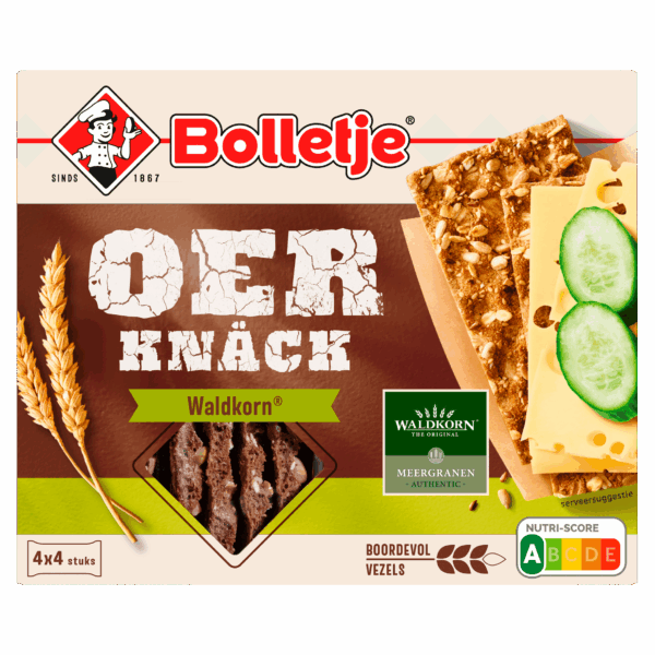 Bolletje Knackebrod oerknack waldkorn - PLUS