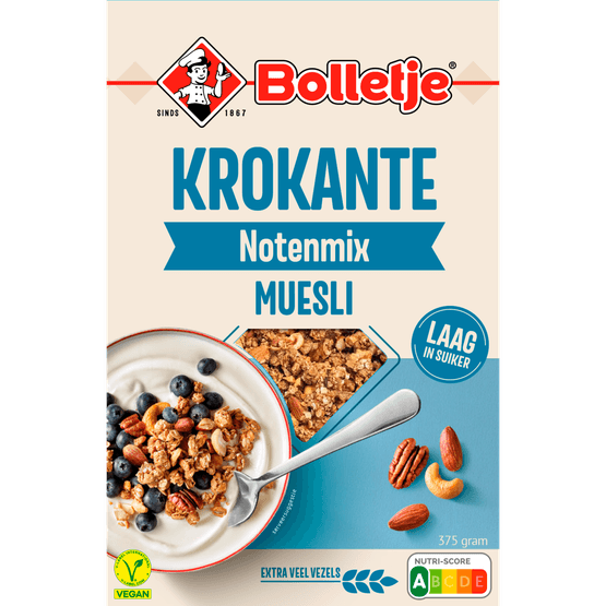 Bolletje Krokante muesli notenmix - Dirk