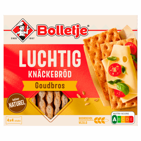Bolletje Luchtig knäckebröd goudbros - PLUS