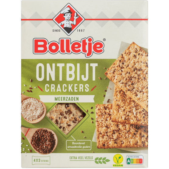 Bolletje Ontbijtcrackers meerzaden - Dirk