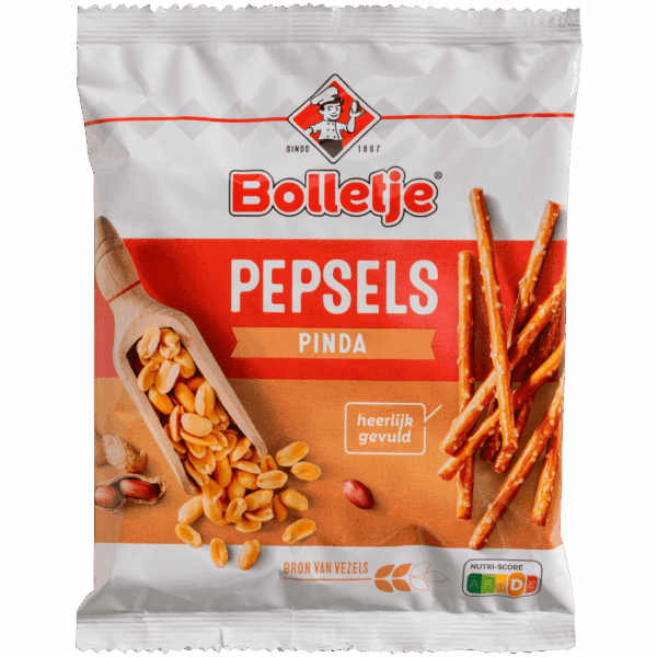 Bolletje Pinda Pepsels - PLUS