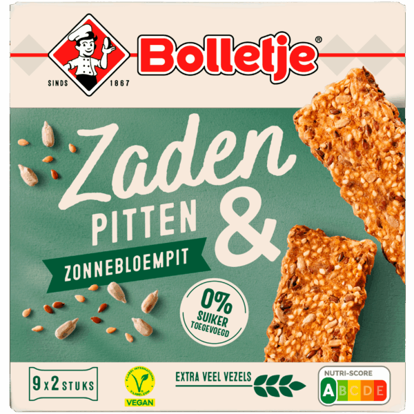 Bolletje Zaden en pitten repen Zonnebloempit - PLUS