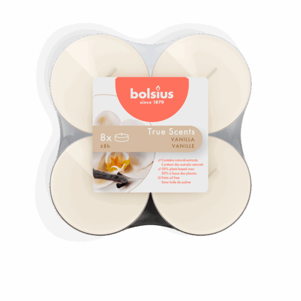 Bolsius Maxilicht True Scents Vanille - PLUS