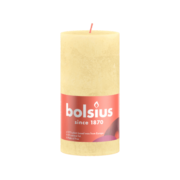 Bolsius Stompkaars 130/68 butter yellow - PLUS