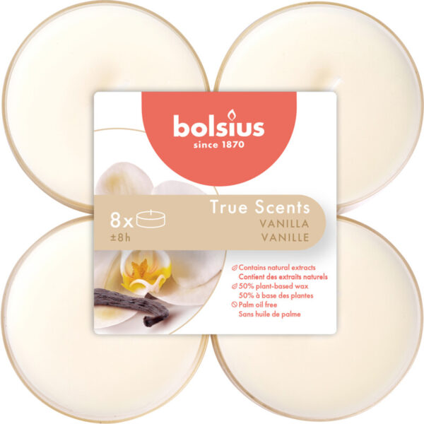 Bolsius True Scents Maxi Geurtheelichten Vanille - Albert Heijn
