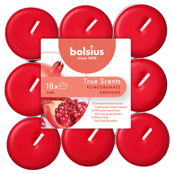Bolsius True Scents geurtheelichten Pomegranate rood - Dirk