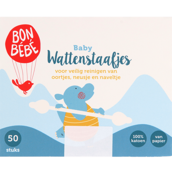 Bonbébé Baby wattenstaafjes - Dirk