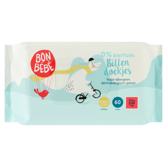 Bonbébé Billendoekjes 0% parfum - Dirk