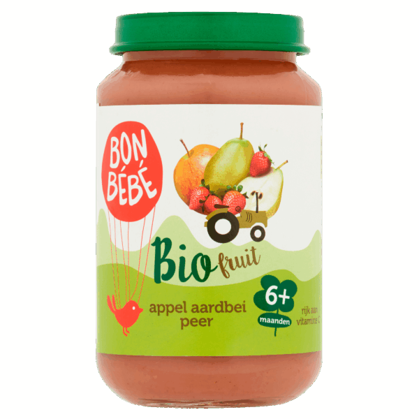 Bonbebe Bio 6mF0601 Appel Peer Aardbei - PLUS